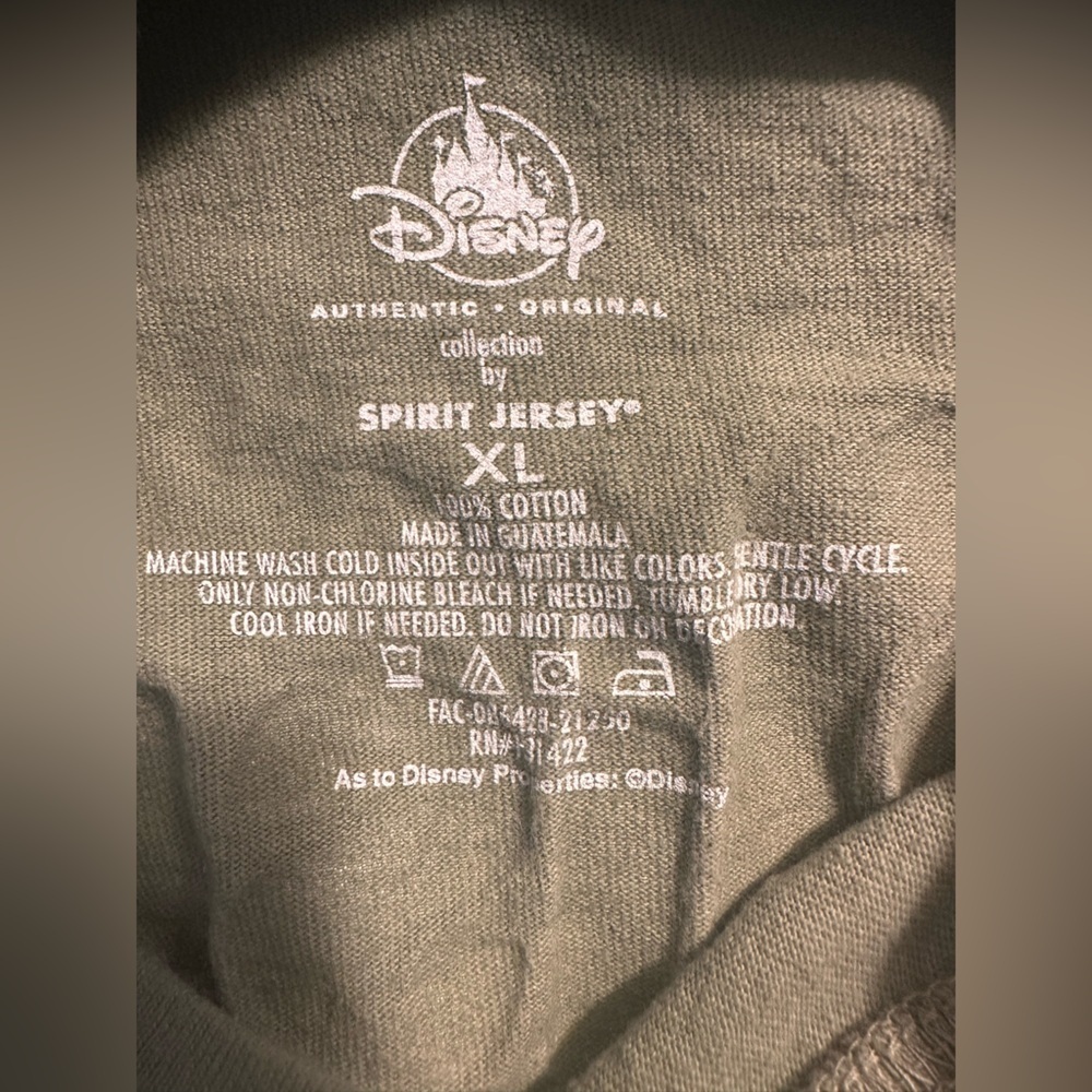Walt Disney World Parks Spirit Jersey, Long Sleeve Green Tie Dye Size XLarge - Picture 6 of 6